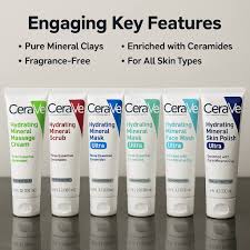 Pack Of 06 Cerave Hydrating Mineral Facial Kit