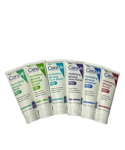 Pack Of 06 Cerave Hydrating Mineral Facial Kit