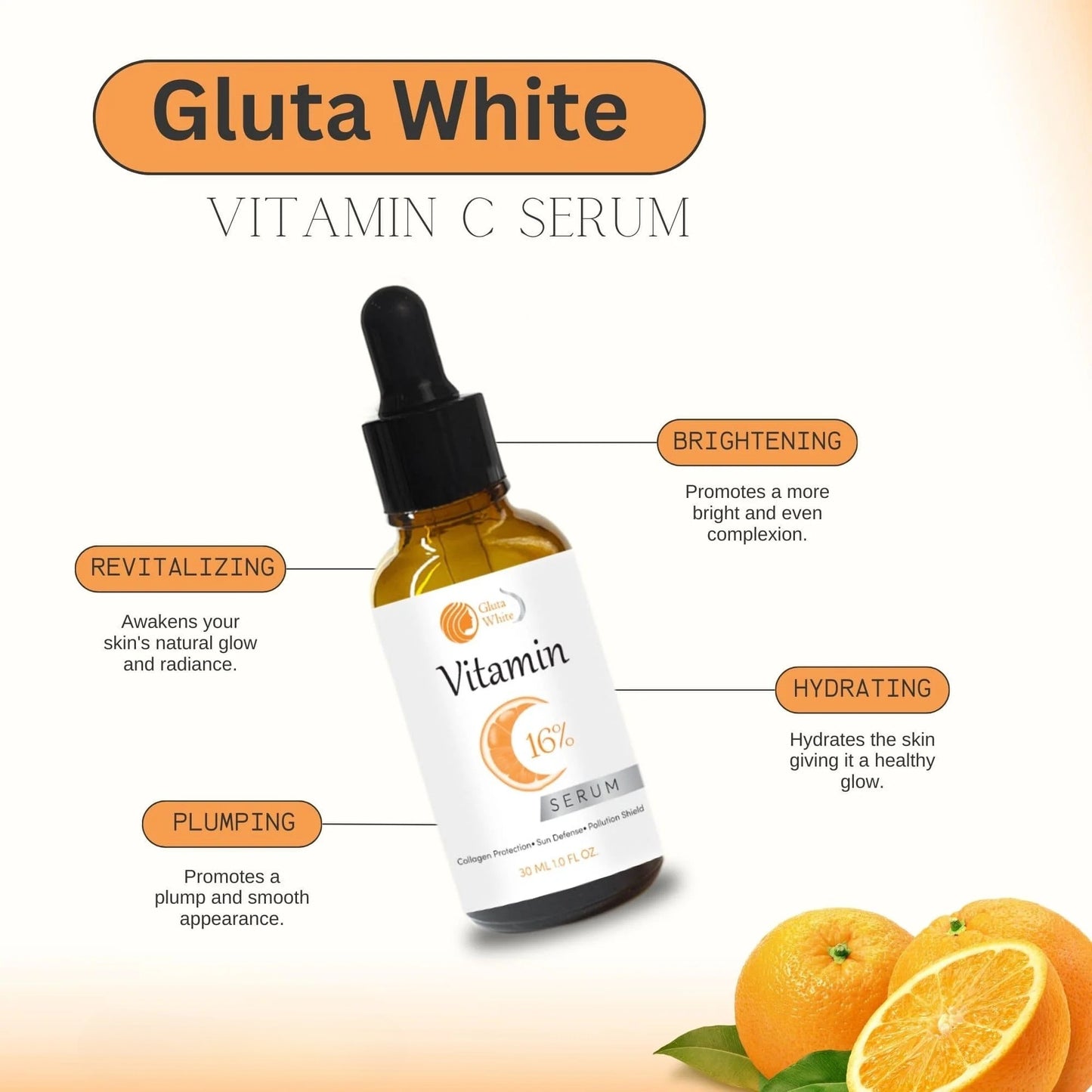 Gluta White Vitamin C 16% Serum